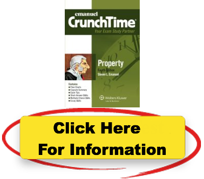 CrunchTime Property, Fourth Edition Crunchtimer 
